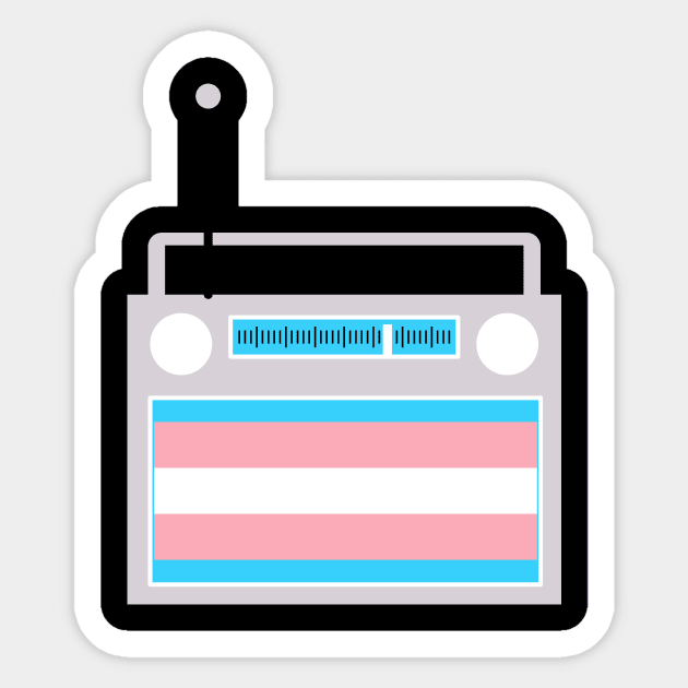 Trans-istor Radio! Sticker by KatherineMcIntyre